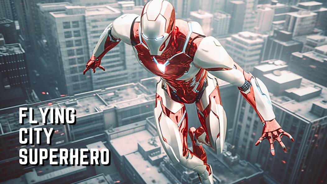 Скачать взломанную Супергерой Летающий железные [МОД безлимитные деньги] на Андроид - Версия 1.2.8 apk
