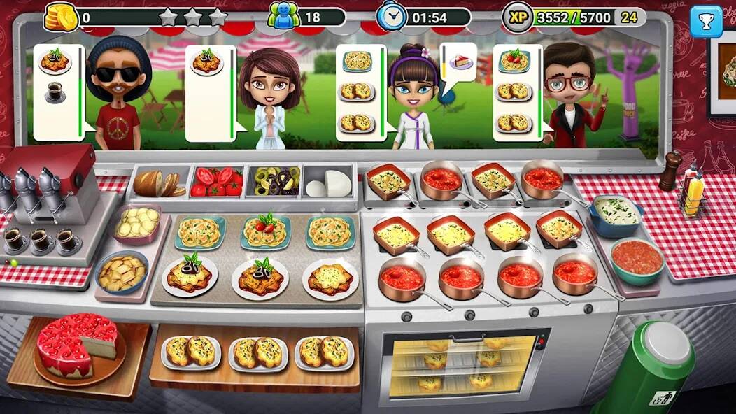 Скачать взломанную Food Truck Chef™ кухня игра [МОД много монет] на Андроид - Версия 1.5.7 apk