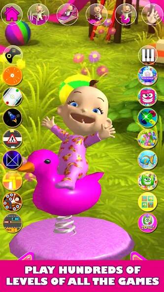 Скачать взломанную Говоря Babsy ребенок [МОД много монет] на Андроид - Версия 2.1.3 apk