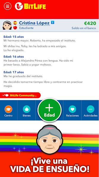 Скачать взломанную BitLife Español [МОД много монет] на Андроид - Версия 2.6.5 apk