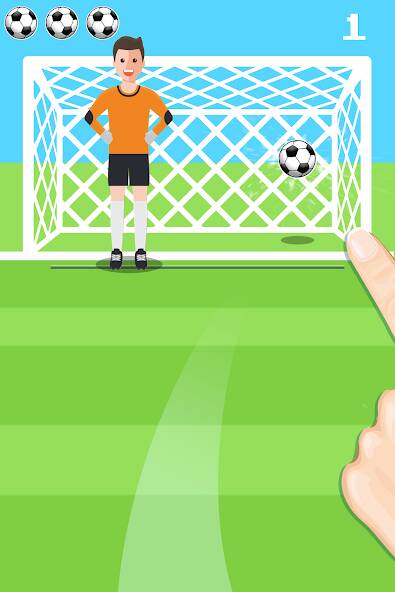 Скачать взломанную Penalty Shootout Game Offline [МОД безлимитные деньги] на Андроид - Версия 2.4.3 apk