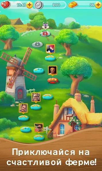 Скачать взломанную Farm Heroes Super Saga [МОД открыто все] на Андроид - Версия 2.4.6 apk