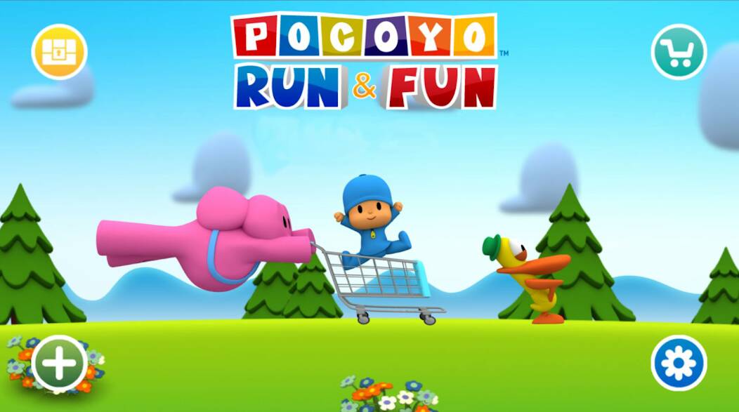 Скачать взломанную Pocoyo Run & Fun [МОД много монет] на Андроид - Версия 1.9.4 apk