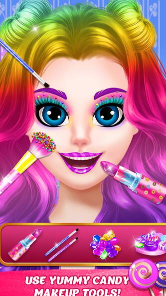 Скачать взломанную DIY Makeup: игры для девочек [МОД открыто все] на Андроид - Версия 2.1.2 apk