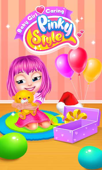 Скачать взломанную Baby Girl Caring Pinky Style [МОД открыто все] на Андроид - Версия 2.1.3 apk