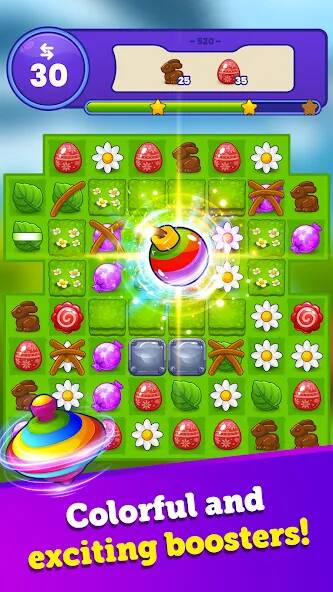 Скачать взломанную Easter Magic - Match 3 Game [МОД много монет] на Андроид - Версия 2.8.9 apk