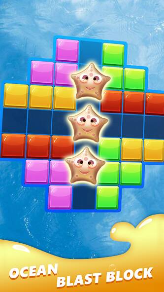 Скачать взломанную Block Ocean 1010 Puzzle Games [МОД открыто все] на Андроид - Версия 1.2.3 apk