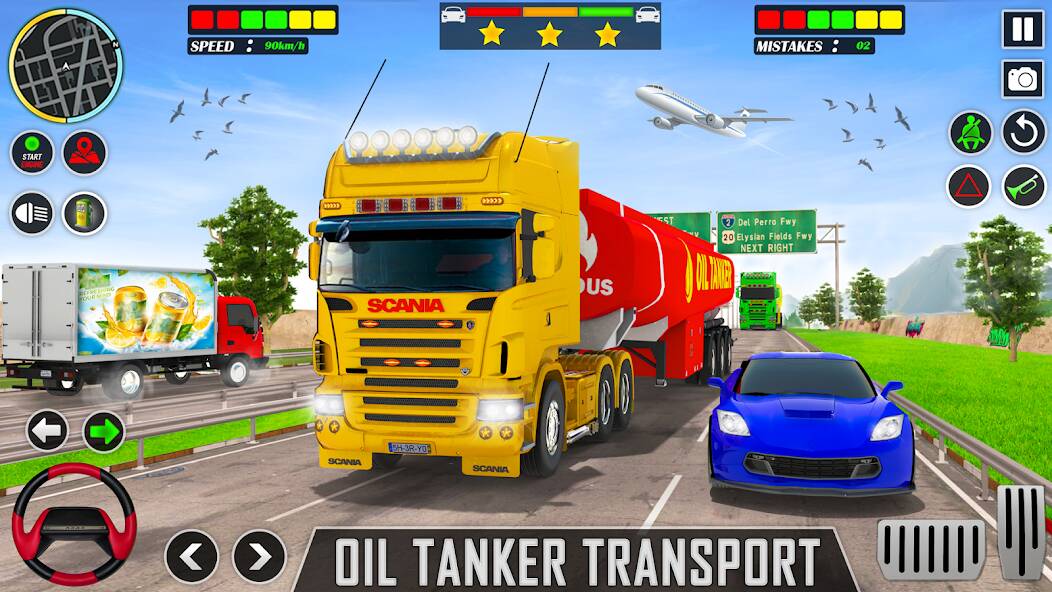 Скачать взломанную Offroad Oil Tanker Truck Games [МОД много монет] на Андроид - Версия 2.9.8 apk