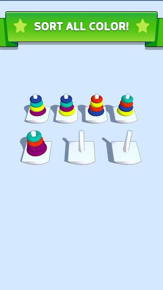 Скачать взломанную Color Toy Sorting -игра-сортир [МОД открыто все] на Андроид - Версия 1.8.7 apk