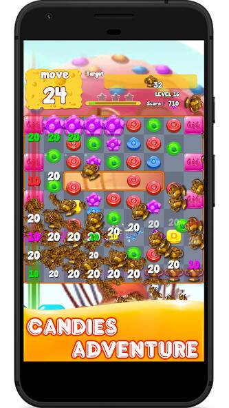 Скачать взломанную Candy 2023-Candy Match 3 Game [МОД открыто все] на Андроид - Версия 0.1.3 apk