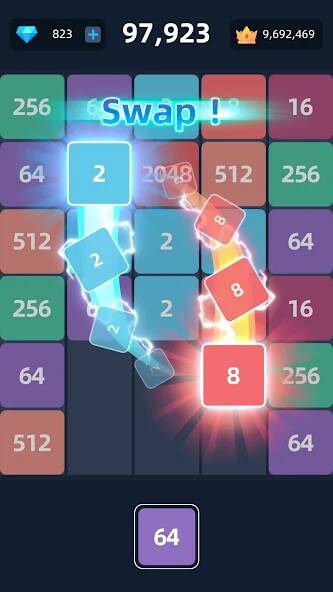 Скачать взломанную 2048™ Merge Block Puzzle [МОД много монет] на Андроид - Версия 2.7.1 apk