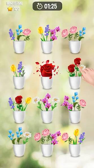 Скачать взломанную Zen Blossom: Flower Tile Match [МОД много монет] на Андроид - Версия 1.8.7 apk