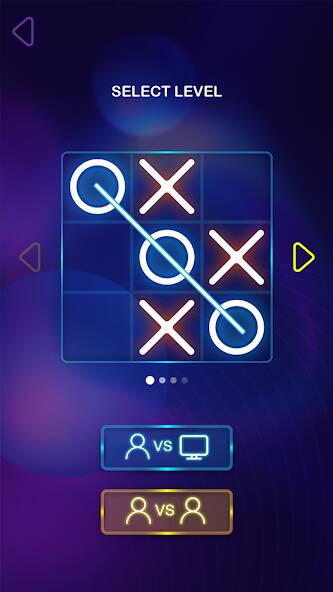 Скачать взломанную Tic Tac Toe 2 Player: XO Game [МОД безлимитные деньги] на Андроид - Версия 2.1.3 apk