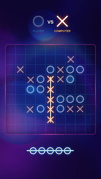 Скачать взломанную Tic Tac Toe 2 Player: XO Game [МОД безлимитные деньги] на Андроид - Версия 2.1.3 apk