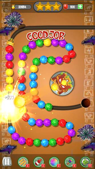 Скачать взломанную Jungle Marble Blast Games [МОД много монет] на Андроид - Версия 0.7.1 apk