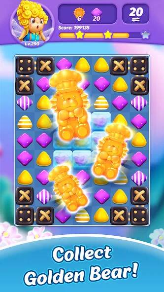 Скачать взломанную Candy Charming - Match 3 Games [МОД много монет] на Андроид - Версия 0.8.7 apk