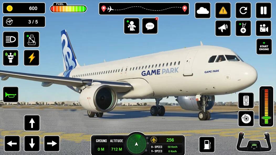Скачать взломанную пилот симулятор: самолет игра [МОД безлимитные деньги] на Андроид - Версия 0.4.2 apk