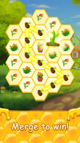 Скачать взломанную Honey Bottles - merge puzzle [МОД много монет] на Андроид - Версия 2.1.7 apk