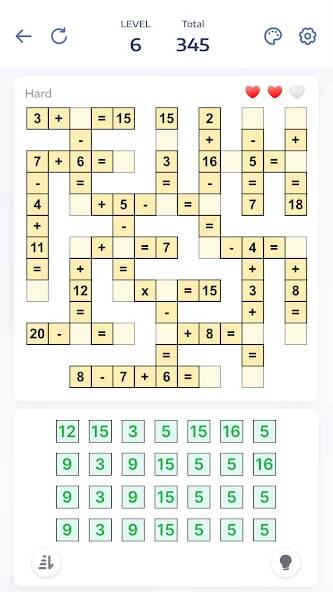 Скачать взломанную Математические игры Crossmath [МОД безлимитные деньги] на Андроид - Версия 2.6.7 apk