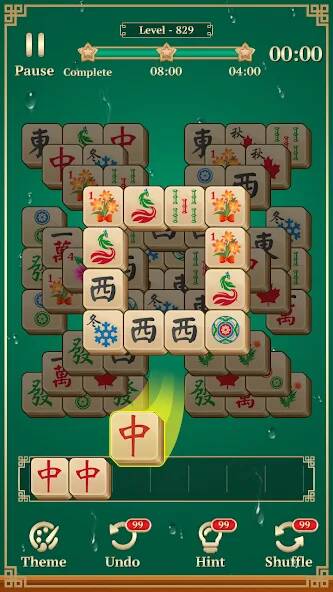 Скачать взломанную Mahjong Classic: 3 Tiles [МОД безлимитные деньги] на Андроид - Версия 1.1.6 apk
