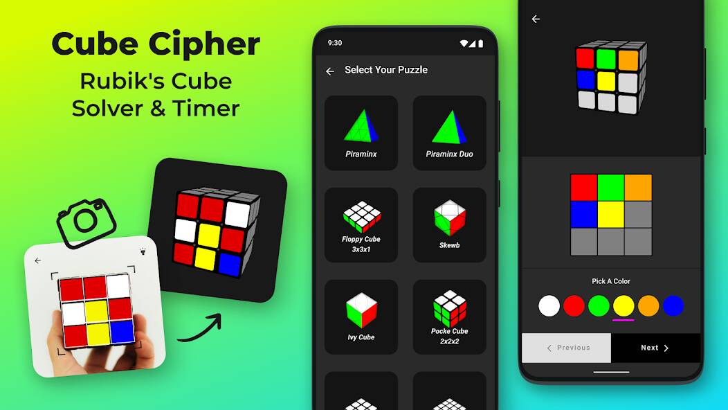 Скачать взломанную Cube Cipher - Cube Solver [МОД много монет] на Андроид - Версия 0.1.1 apk