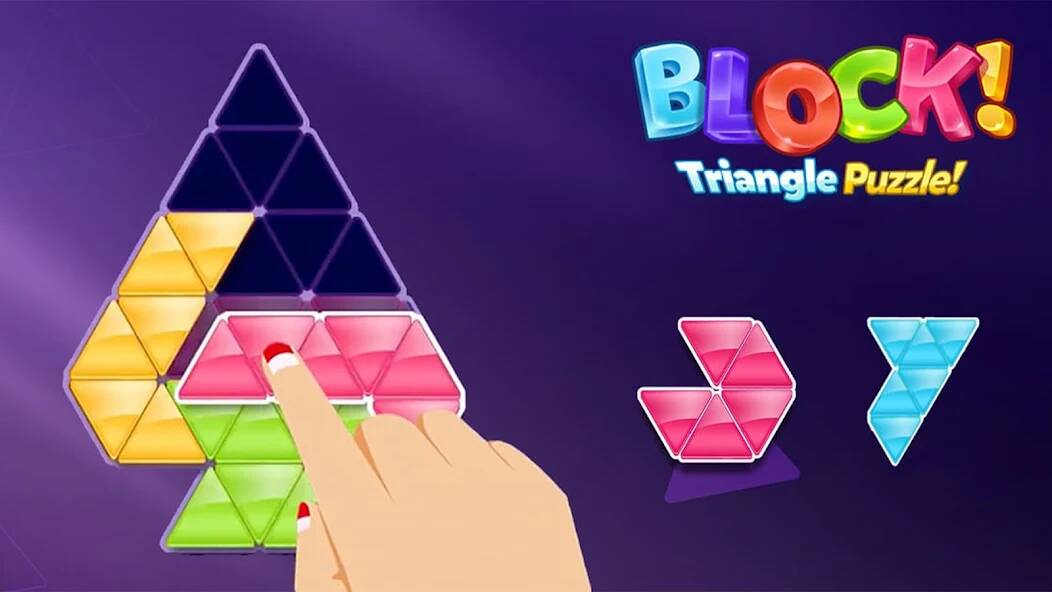 Скачать взломанную Block! Triangle Puzzle Tangram [МОД много монет] на Андроид - Версия 2.4.8 apk