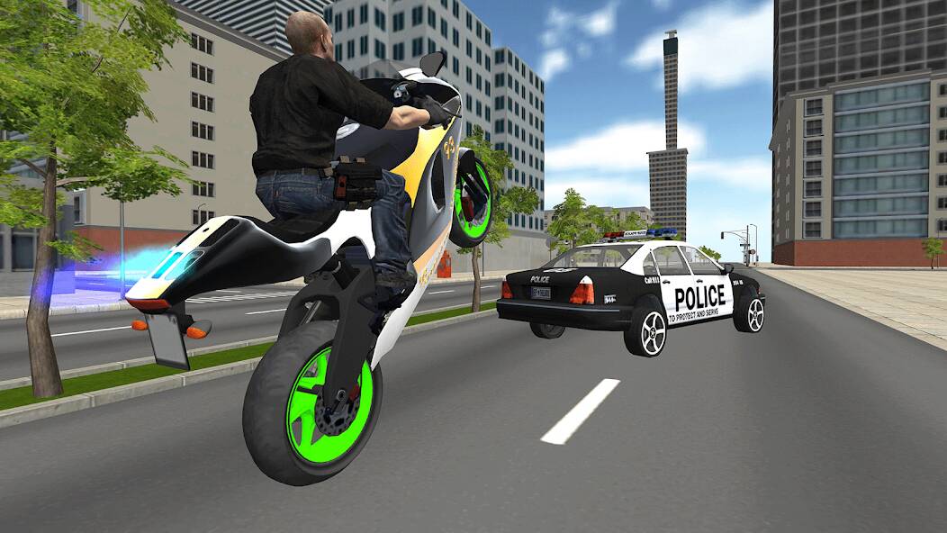 Скачать взломанную Вождение велосипеда: полиция [МОД много монет] на Андроид - Версия 1.5.4 apk