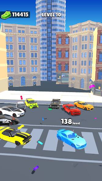 Скачать взломанную Level Up Cars [МОД безлимитные деньги] на Андроид - Версия 0.4.6 apk