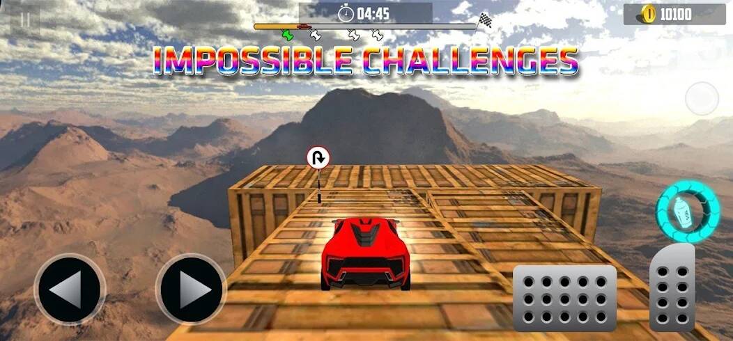 Скачать взломанную Ramp Car Stunt Challenge [МОД открыто все] на Андроид - Версия 1.4.3 apk