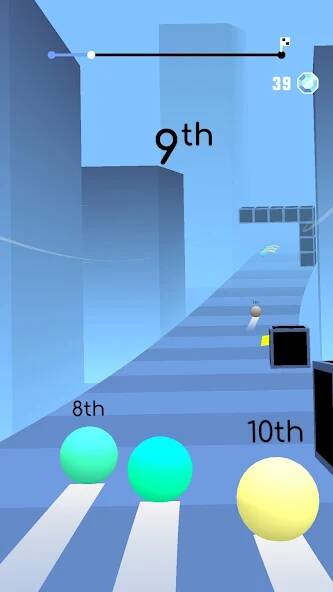 Скачать взломанную Игра "Гонка мячей-3D [МОД открыто все] на Андроид - Версия 1.2.8 apk