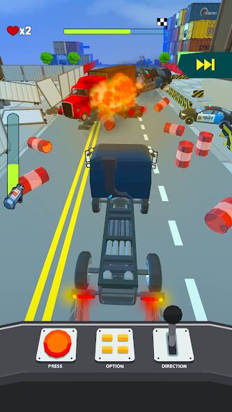 Скачать взломанную Crazy Rush 3D - Уличные Гонки [МОД много монет] на Андроид - Версия 0.3.2 apk