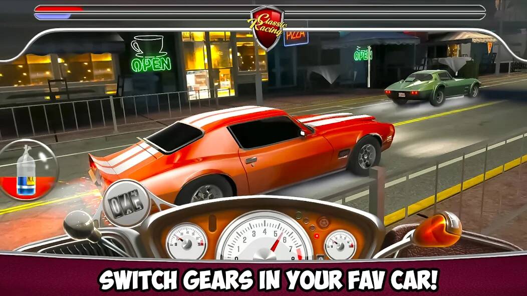 Скачать взломанную Classic Drag Racing Car Game [МОД безлимитные деньги] на Андроид - Версия 1.9.5 apk