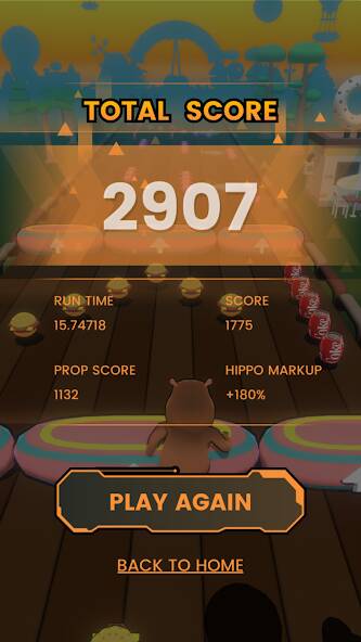 Скачать взломанную Hippo Dash [МОД много монет] на Андроид - Версия 1.2.3 apk