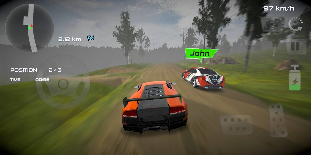 Скачать взломанную Rally Car : Extreme Fury Race [МОД безлимитные деньги] на Андроид - Версия 2.4.7 apk