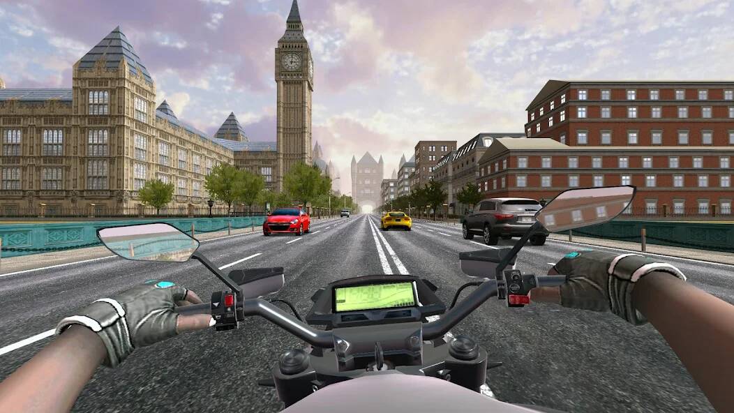Скачать взломанную Traffic Bike Driving Simulator [МОД открыто все] на Андроид - Версия 2.7.2 apk