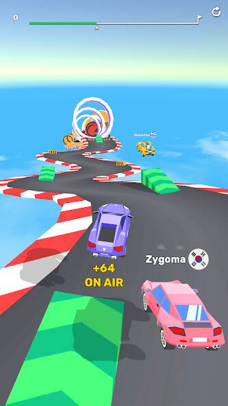 Скачать взломанную Ramp Racing 3D — Гонки и трюки [МОД много монет] на Андроид - Версия 2.4.5 apk
