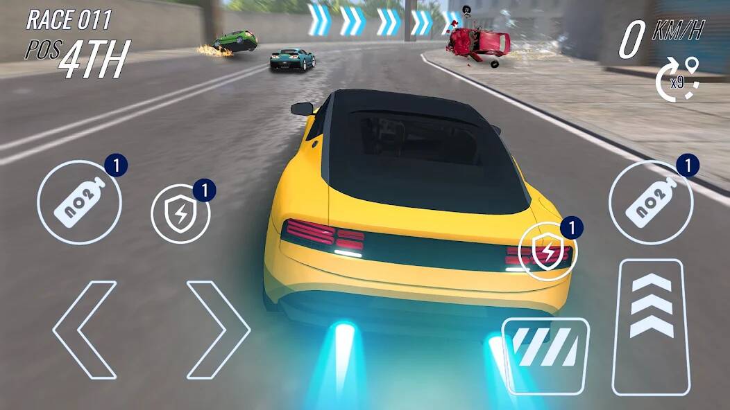 Скачать взломанную Driving Real Race City 3D [МОД безлимитные деньги] на Андроид - Версия 2.1.6 apk