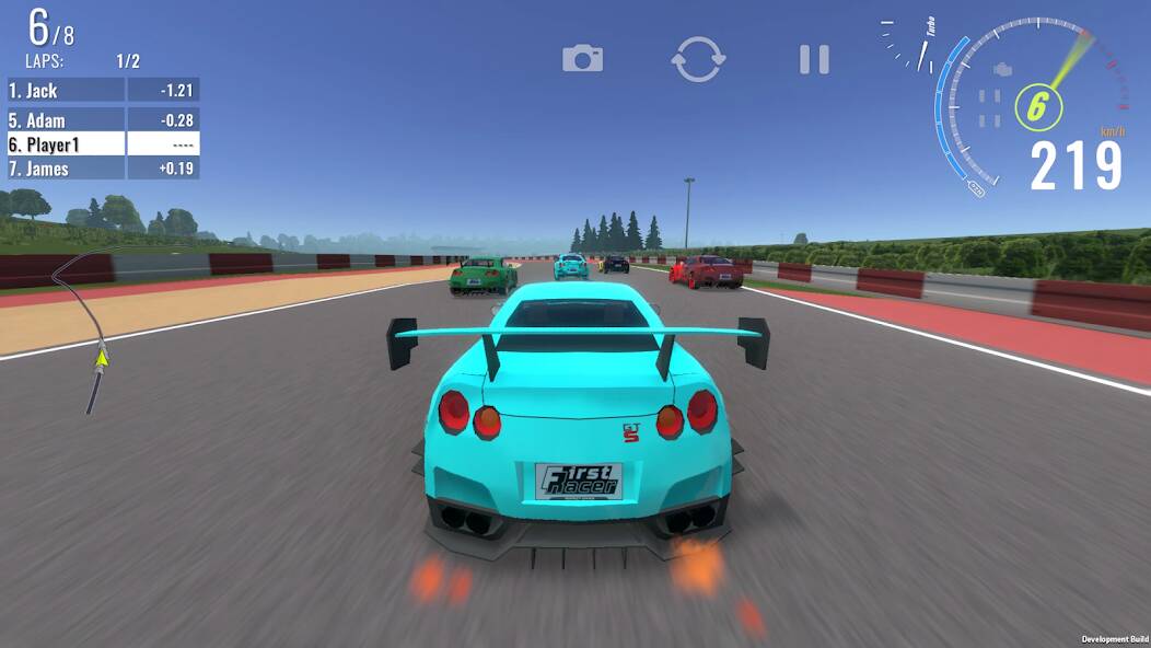 Скачать взломанную First Racer [МОД открыто все] на Андроид - Версия 2.5.5 apk