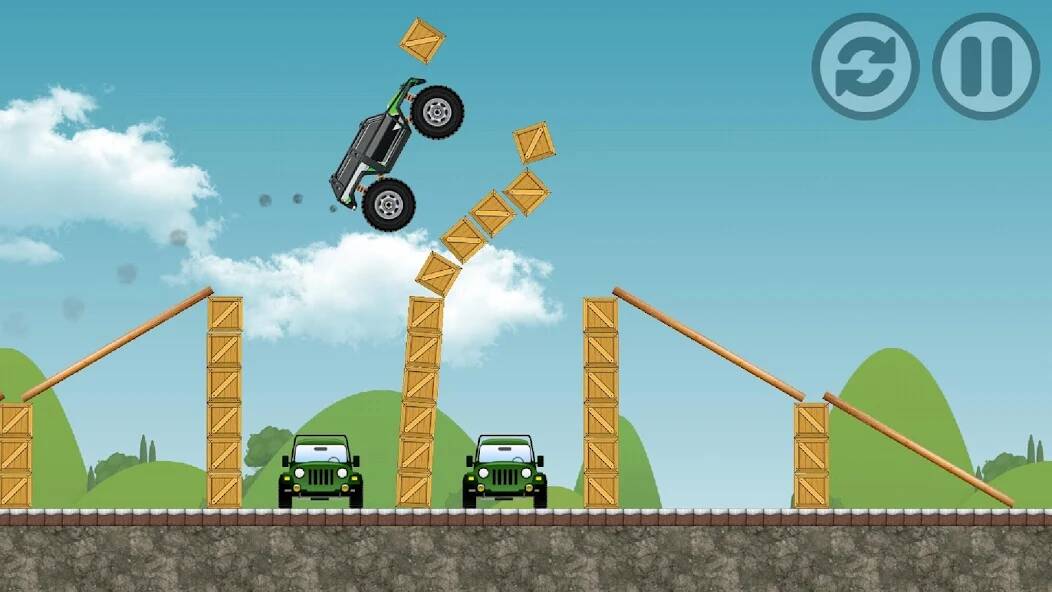 Скачать взломанную Crazy Truck [МОД открыто все] на Андроид - Версия 1.2.3 apk