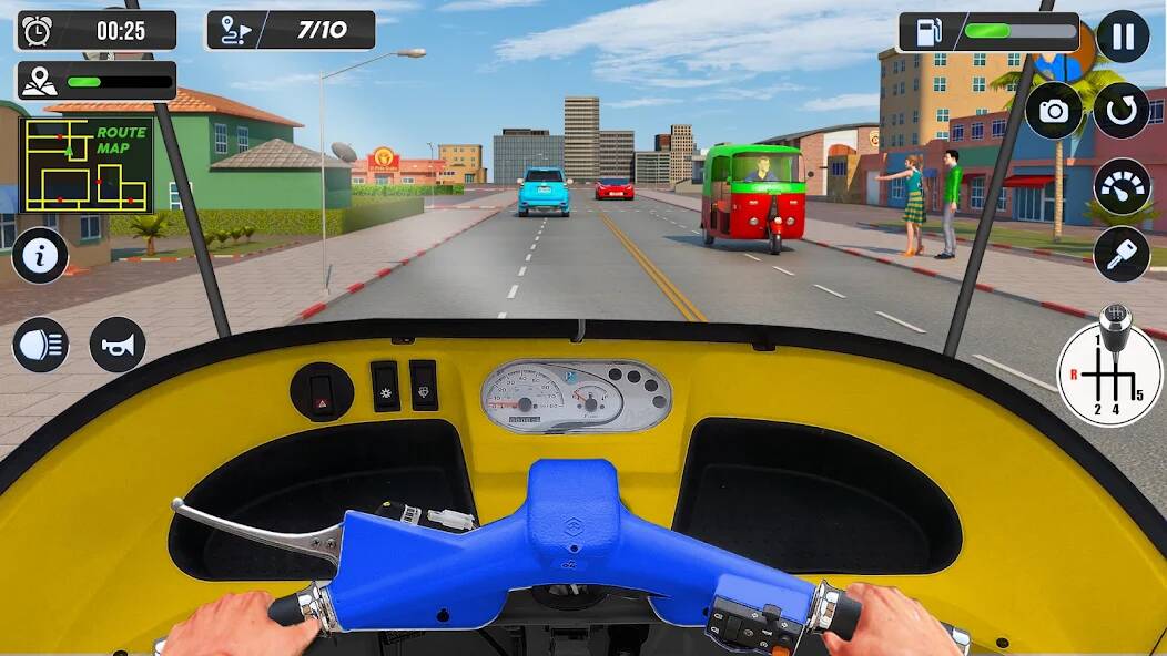 Скачать взломанную Тук Тук Авто Вождение Игры 3D [МОД безлимитные деньги] на Андроид - Версия 2.8.6 apk