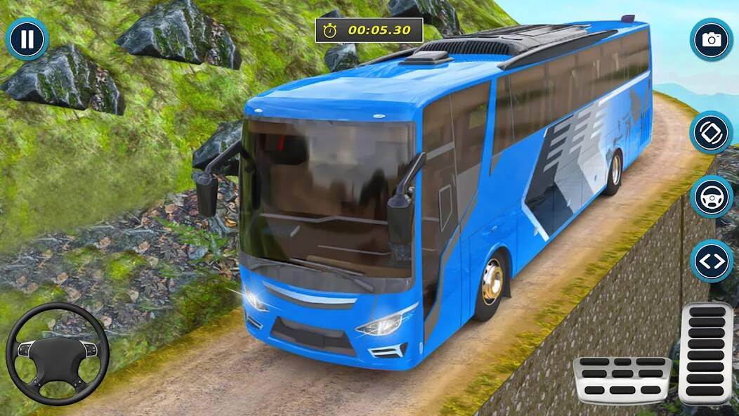 Скачать взломанную Автобус Игры Автобус Вождение [МОД открыто все] на Андроид - Версия 1.2.3 apk