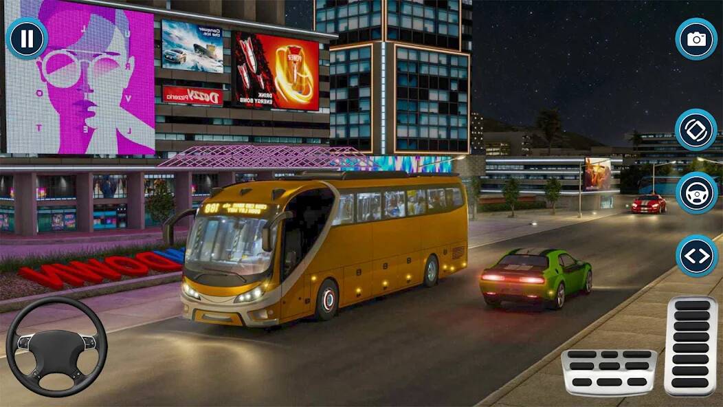 Скачать взломанную Автобус Игры Автобус Вождение [МОД открыто все] на Андроид - Версия 1.2.3 apk