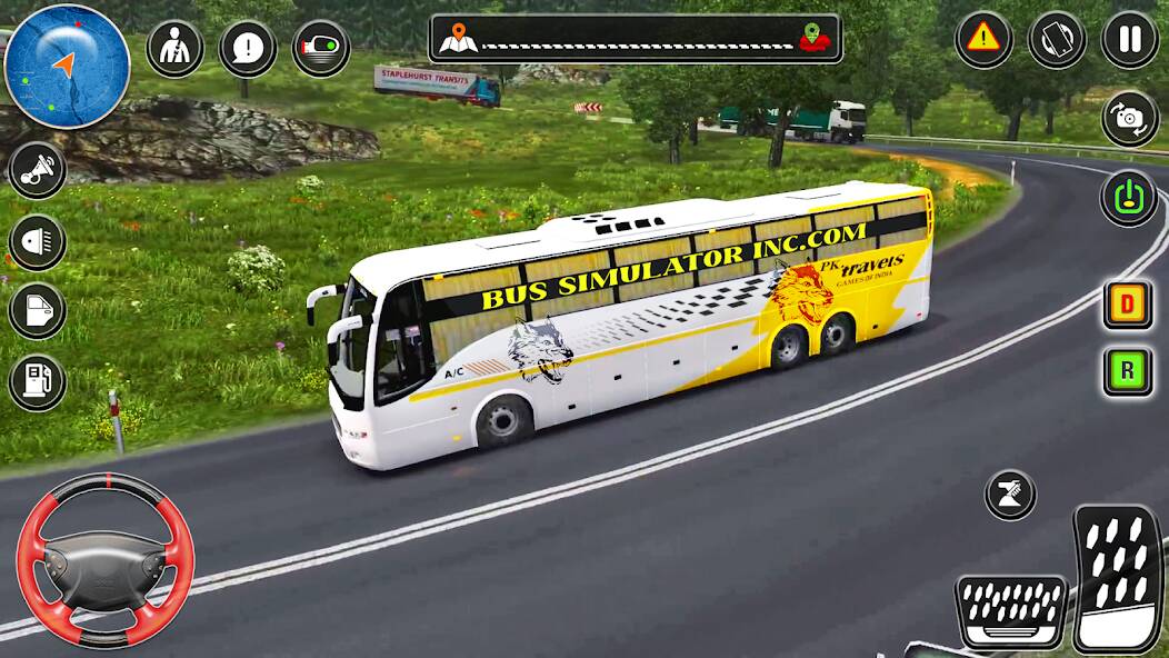 Скачать взломанную Внедорожная автобусная игра 3d [МОД открыто все] на Андроид - Версия 2.8.4 apk