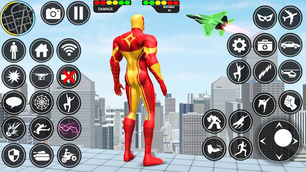 Скачать взломанную Rope Hero: Spider Hero Games [МОД открыто все] на Андроид - Версия 0.3.4 apk