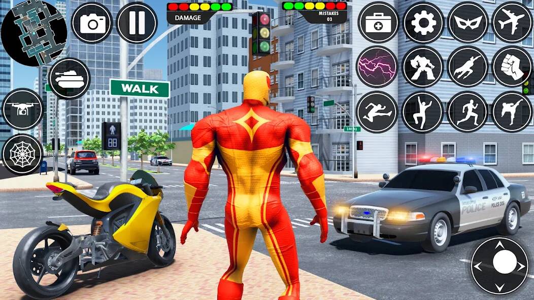 Скачать взломанную Rope Hero: Spider Hero Games [МОД открыто все] на Андроид - Версия 0.3.4 apk
