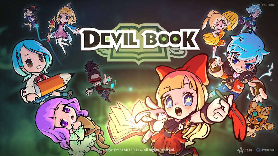 Скачать взломанную Devil Book: Hand-Drawn MMO [МОД безлимитные деньги] на Андроид - Версия 0.1.1 apk