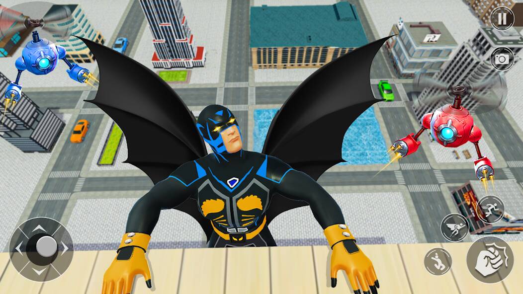 Скачать взломанную Flying Bat Robot Car Transform [МОД открыто все] на Андроид - Версия 2.6.5 apk