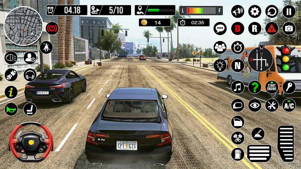 Скачать взломанную Автомобильные игры 3D: Вождени [МОД много монет] на Андроид - Версия 1.9.5 apk
