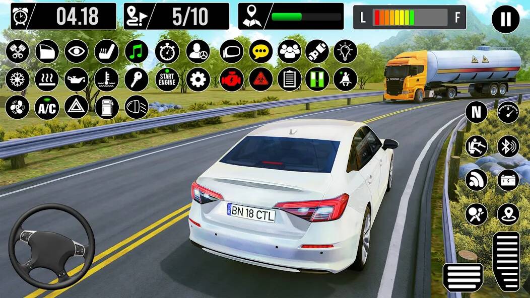 Скачать взломанную Автомобильные игры 3D: Вождени [МОД много монет] на Андроид - Версия 1.9.5 apk