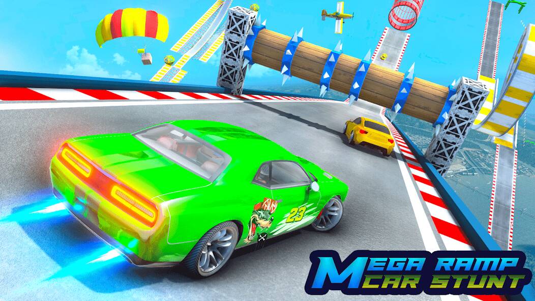 Скачать взломанную Ramp Car Games: GT Car Stunts [МОД много монет] на Андроид - Версия 1.4.4 apk